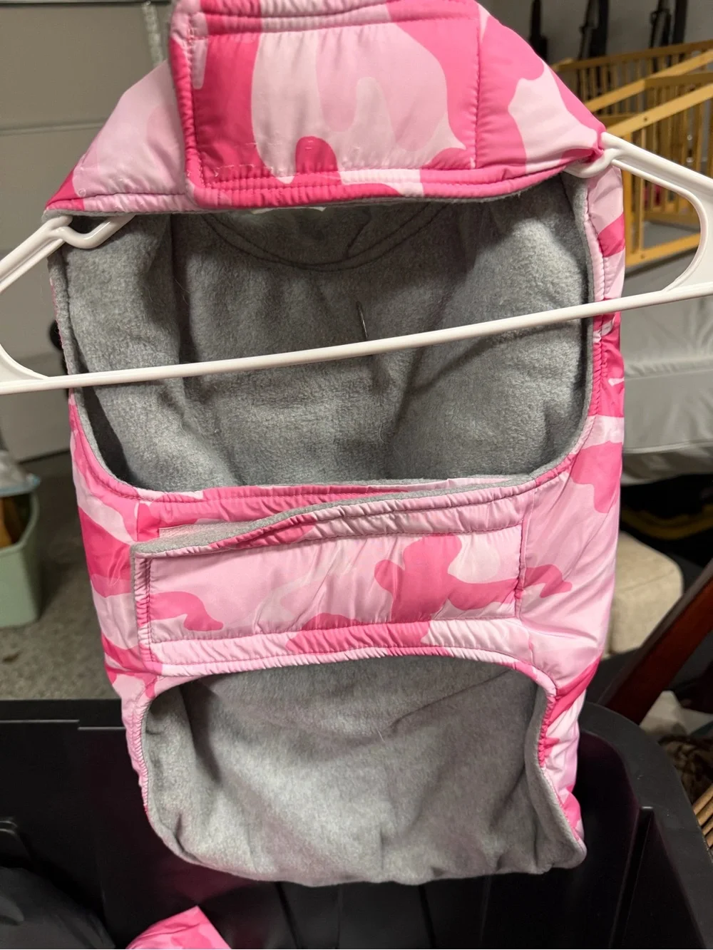 Pink Camo Puffer Vest